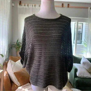 Mossimo grey knit batwing sweater